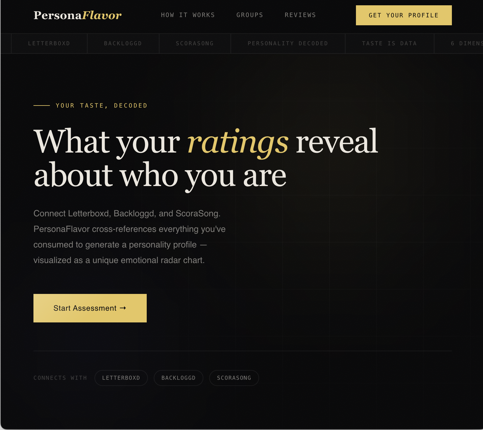 PersonaFlavor connection preview